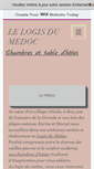 Mobile Screenshot of le-logis-du-medoc.com